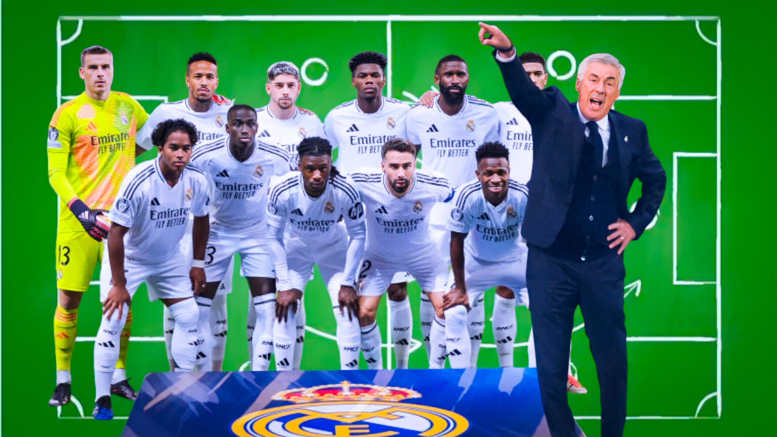 Real Madrid – Dortmund :  Le XI probable de Carlo Ancelotti avec deux gros changements