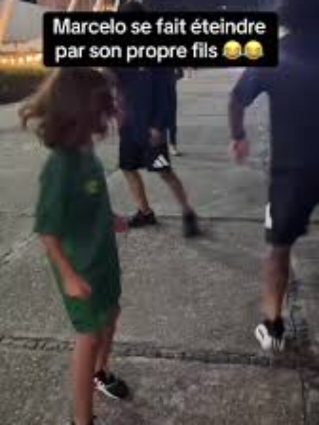 Marcelo se fait humilier par son fils avec un petit pont