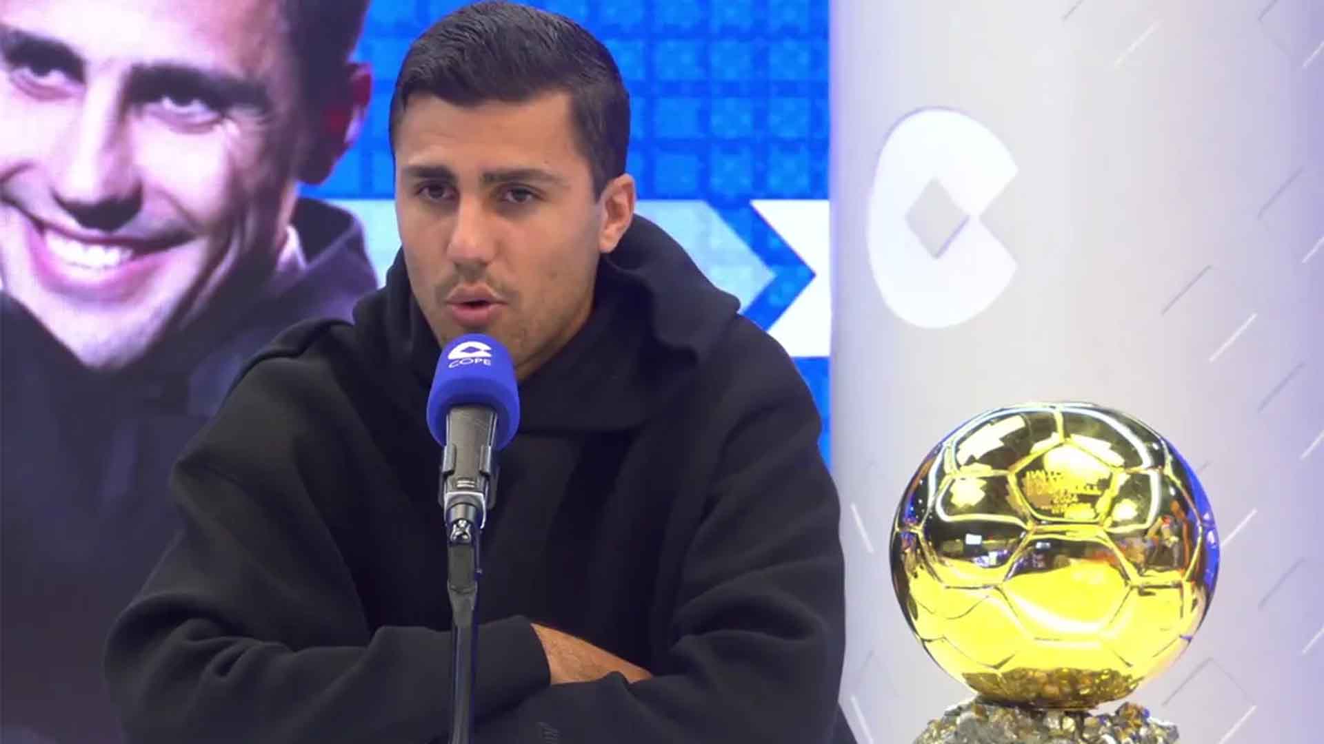 Rodri s’explique sur son taquinage envers Vinicius Jr. après le Ballon d’Or