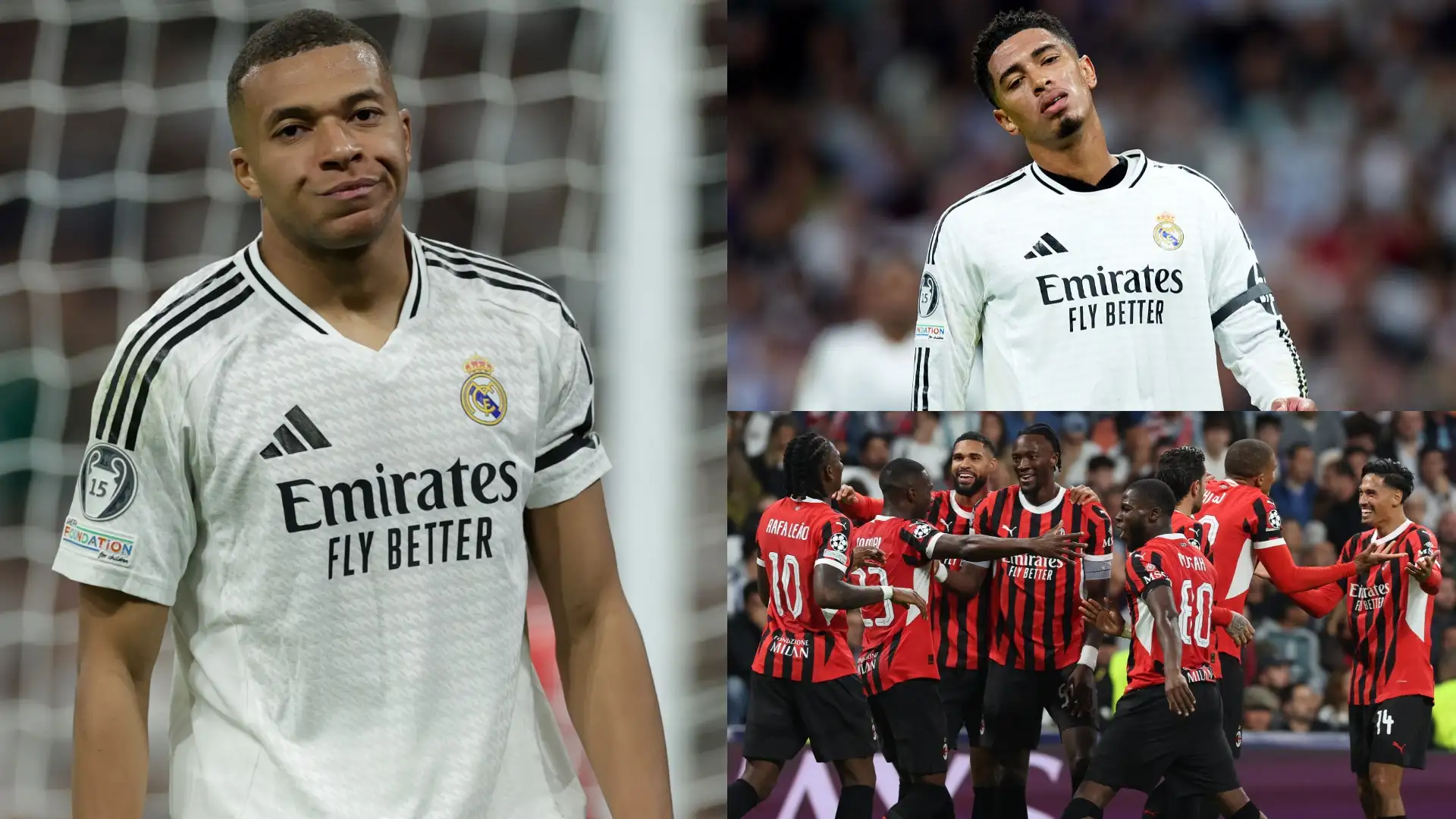 Le Real Madrid en détresse contre l’AC Milan, les pires notes révélées !
