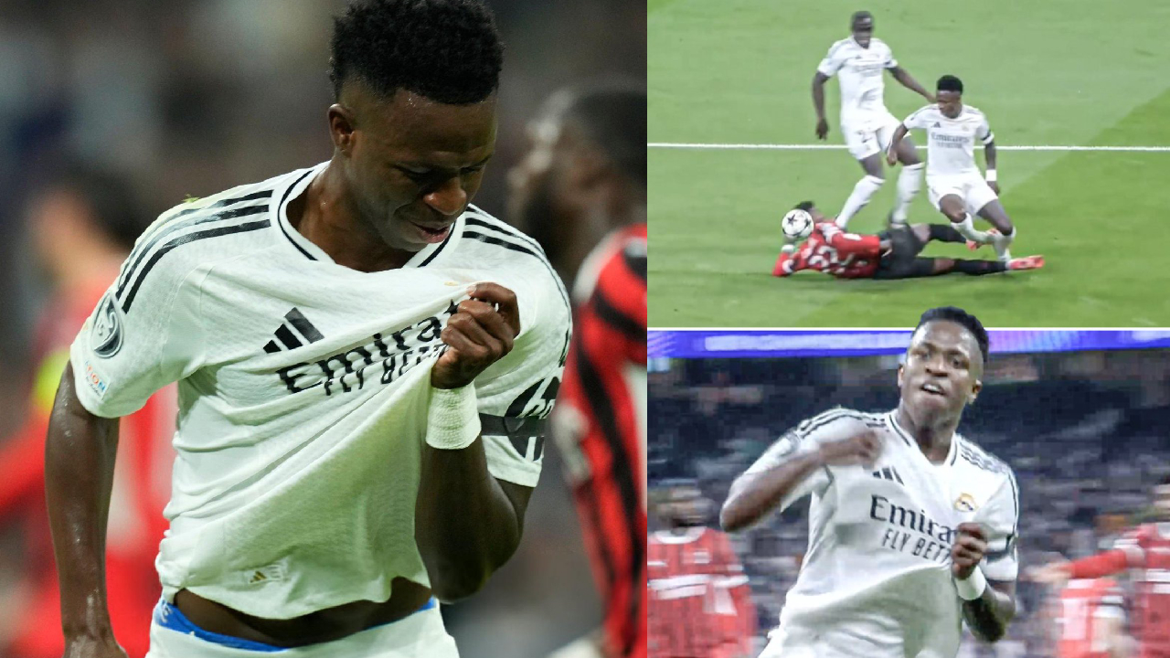 VIDÉO : Vinicius Junior se joue du gardien de l’AC Milan, il égalise !