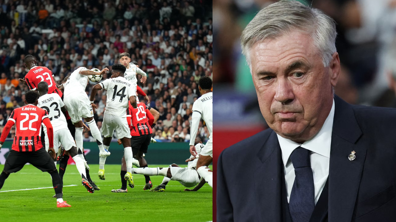 La réaction alarmante de Carlo Ancelotti après la gifle de l’AC Milan
