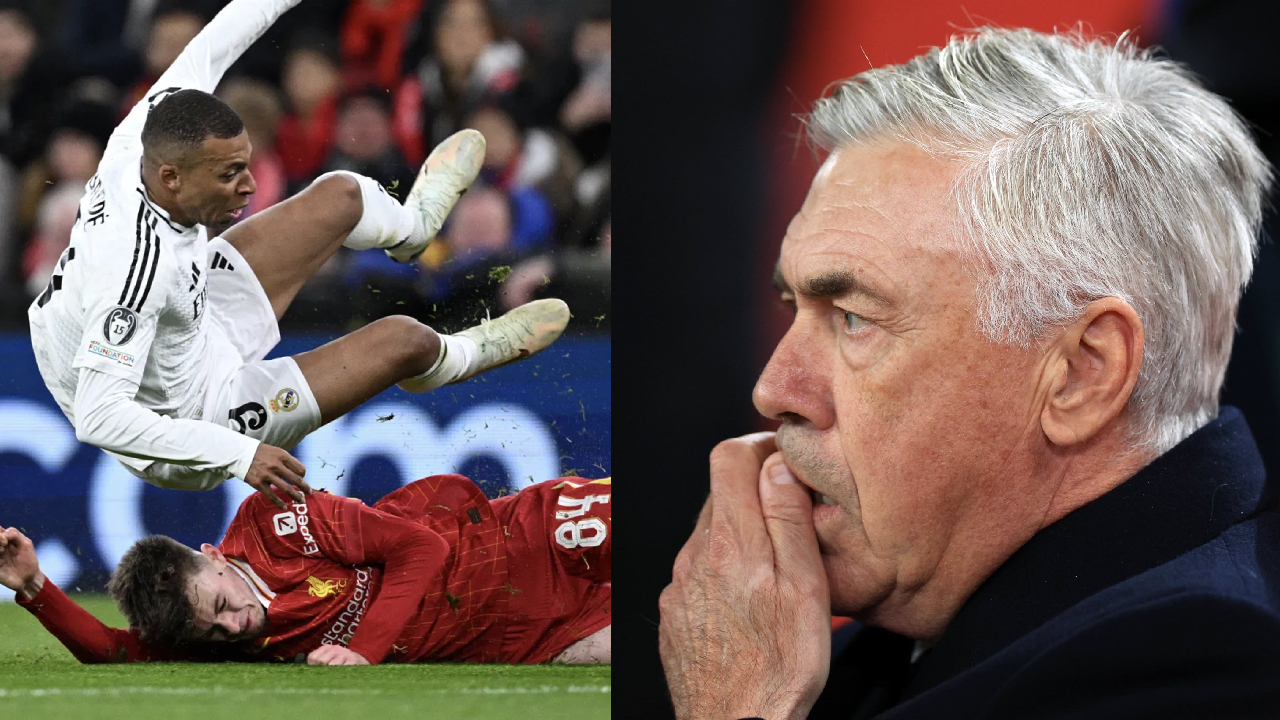 Ce que Carlo Ancelotti a dit sur Kylian Mbappé après le 2-0 pris à Liverpool : c’est énervant !