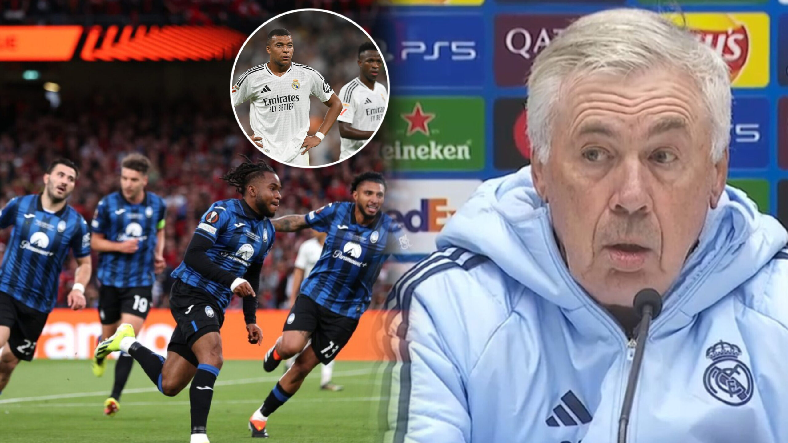 24h avant le choc contre Atalanta, Carlo Ancelotti annonce le pire aux Madrilènes