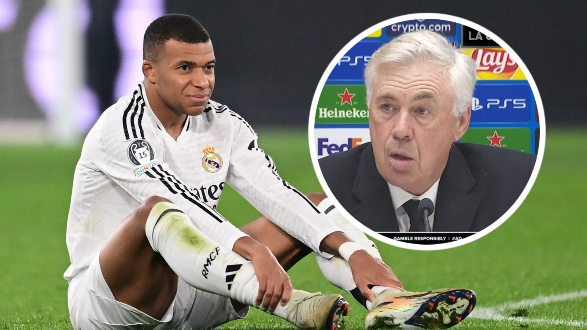 Blessure Kylian Mbappé : La grosse annonce de Carlo Ancelotti après l’Atalanta
