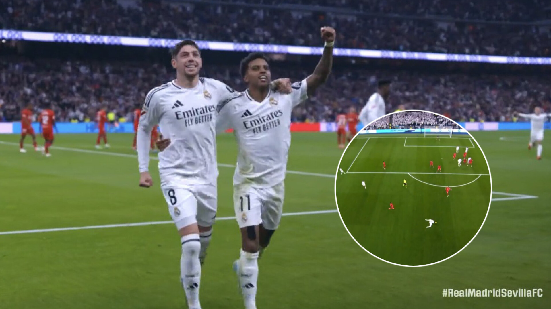 VIDEO : La frappe monstrueuse de Federico Valverde contre Seville, le but est dingue !
