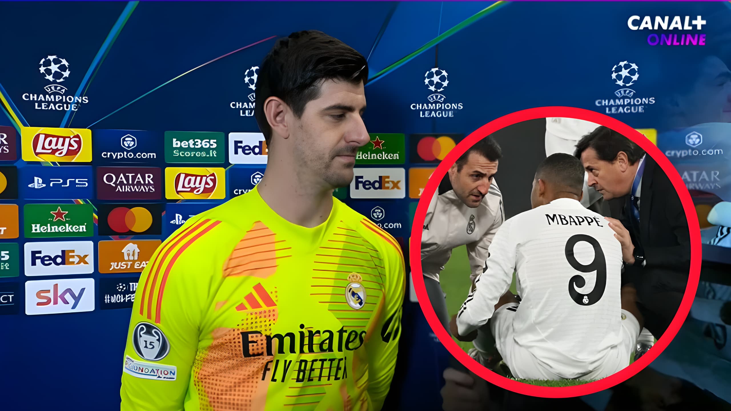 Thibaut Courtois révèle la vérité sur la blessure de Mbappé : « Kylian s’est… »