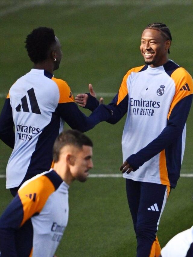 🏟️ Bonne nouvelle pour les Merengues, Vinícius Jr. ⚡ et Alaba 🛡️ sont là ! 🙌