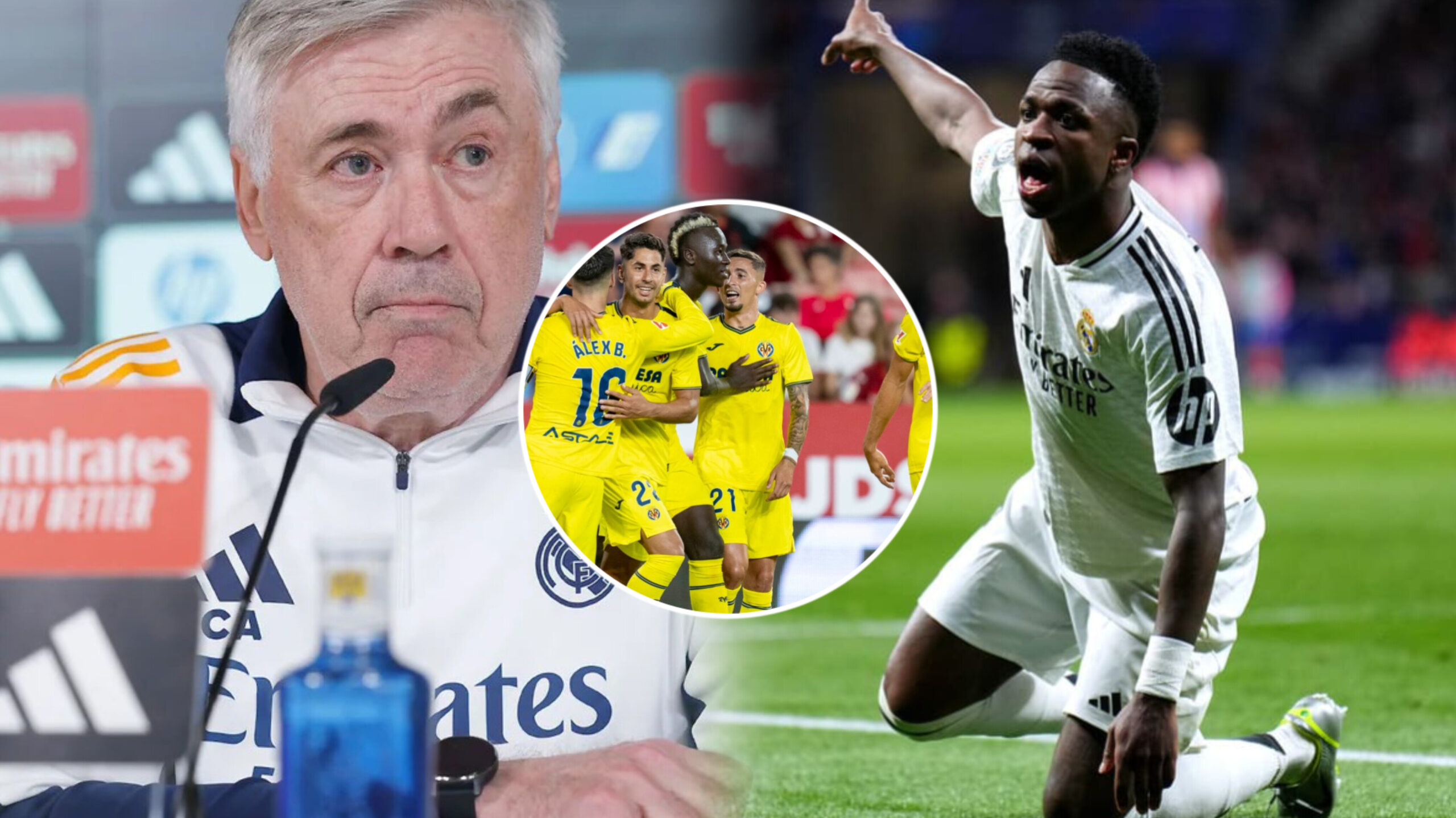 Vinicius Junior absent de l’entraînement avant Villarreal, Carlo Ancelotti lâche tout