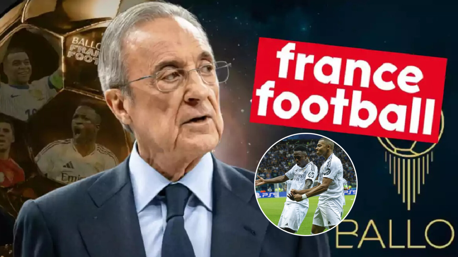 Surprise de France Football pour Florentino Pérez : la nouvelle fuite 7 mois avant le Ballon d’Or