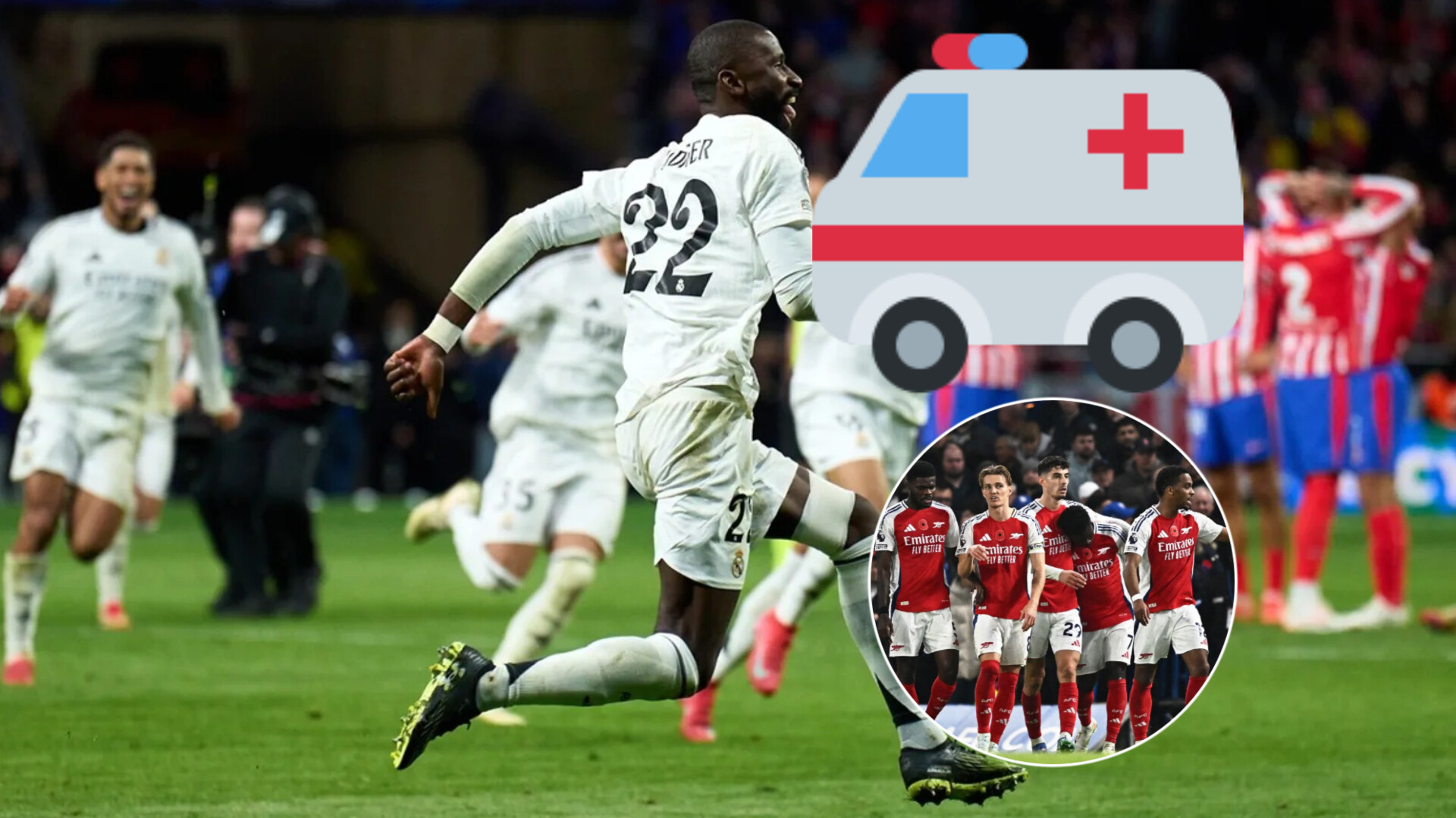 Blessure à l’épaule et forfait contre Arsenal pour le talisman de Carlo Ancelotti