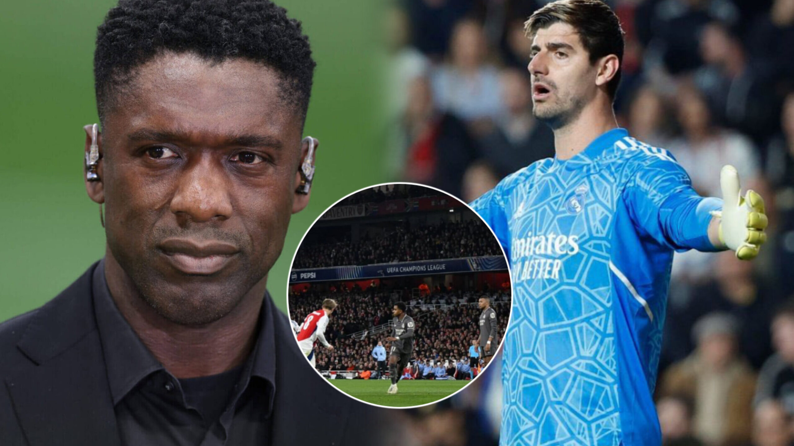Madrilène, Clarence Seedorf fracasse Thibaut Courtois après le 3-0 d’Arsenal : « Ce genre… »