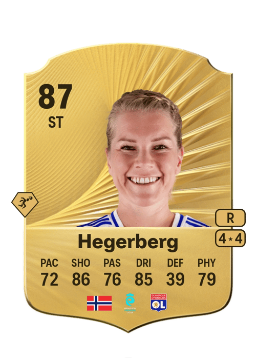 FC 26 Ada Hegerberg 87 rated ST FUT Ultimate Team card