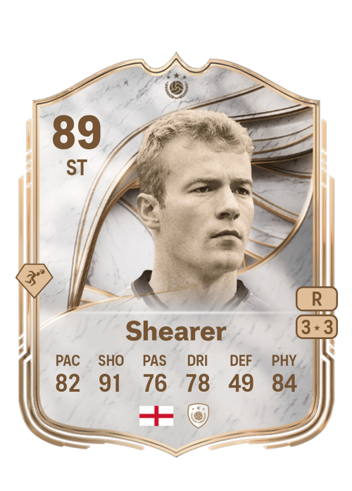 FC 26 Alan Shearer 89 rated ST FUT Ultimate Team card