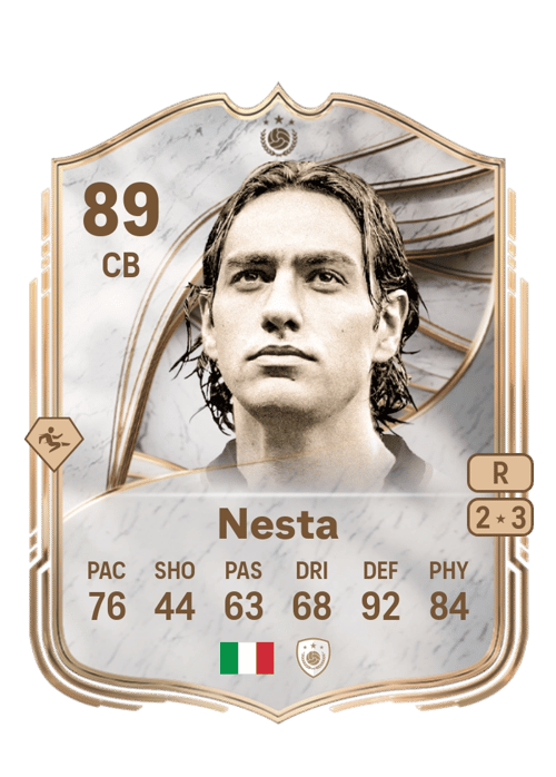 FC 26 Alessandro Nesta 89 rated CB FUT Ultimate Team card