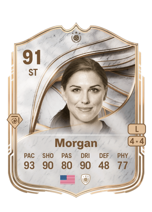 FC 26 Alex Morgan 91 rated ST FUT Ultimate Team card