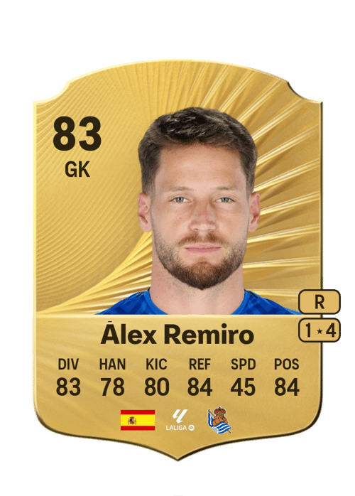 FC 26 Álex Remiro 83 rated GK FUT Ultimate Team card