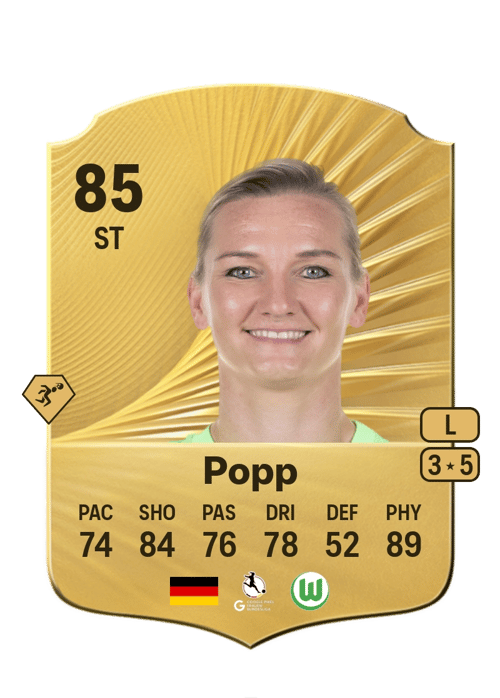 FC 26 Alexandra Popp 85 rated ST FUT Ultimate Team card