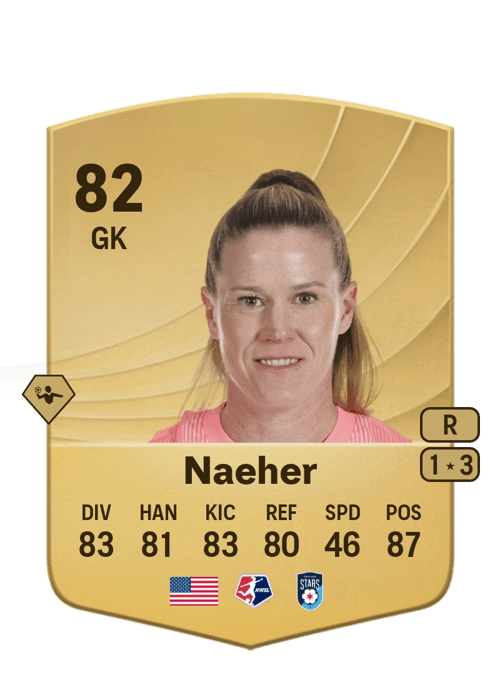 FC 26 Alyssa Naeher 82 rated GK FUT Ultimate Team card