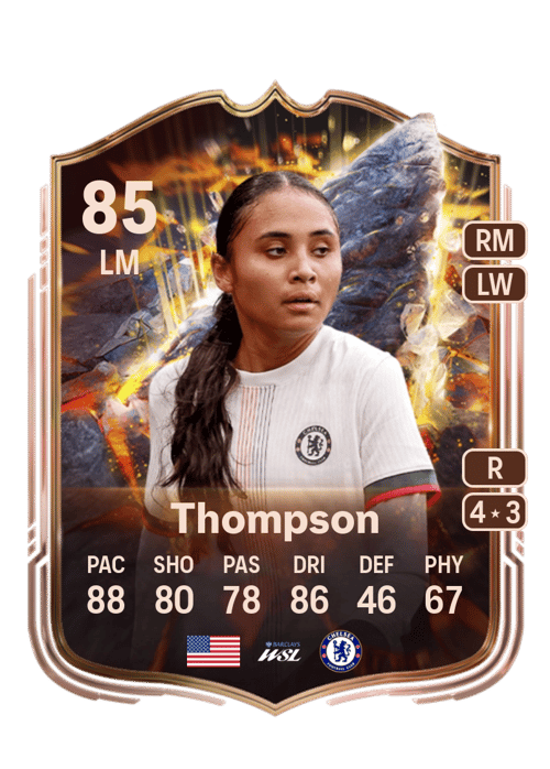 FC 26 Alyssa Thompson (Cornerstones) 85 rated LM FUT Ultimate Team card