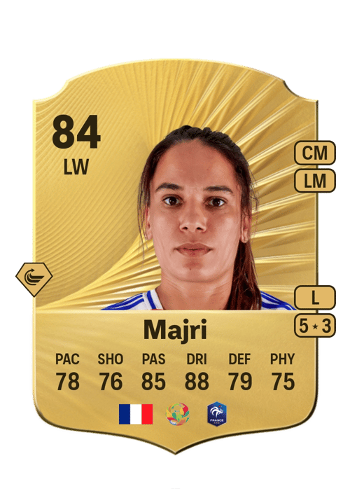 FC 26 Amel Majri 84 rated LW FUT Ultimate Team card