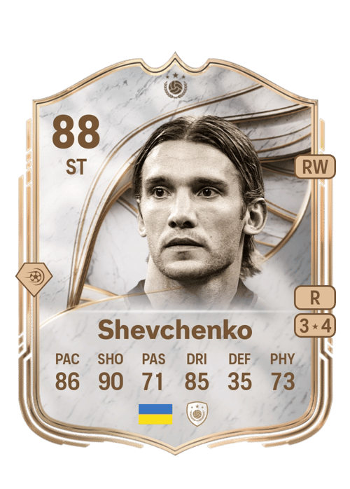FC 26 Andriy Shevchenko 88 rated ST FUT Ultimate Team card