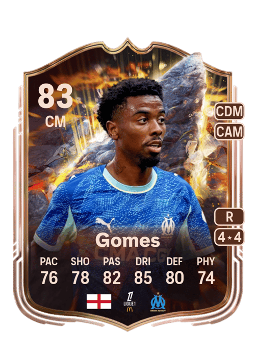 FC 26 Angel Gomes (Cornerstones) 83 rated CM FUT Ultimate Team card
