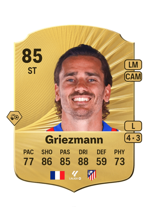 FC 26 Antoine Griezmann 85 rated ST FUT Ultimate Team card