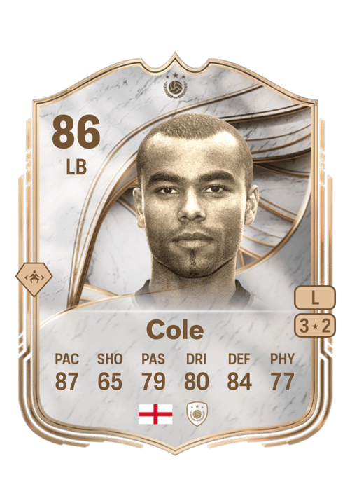 FC 26 Ashley Cole 86 rated LB FUT Ultimate Team card
