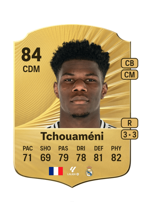 FC 26 Aurélien Tchouaméni 84 rated CDM FUT Ultimate Team card