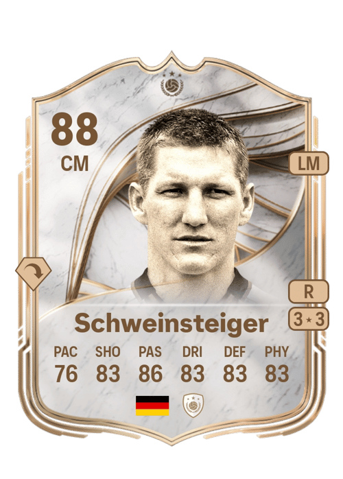 FC 26 Bastian Schweinsteiger 88 rated CM FUT Ultimate Team card