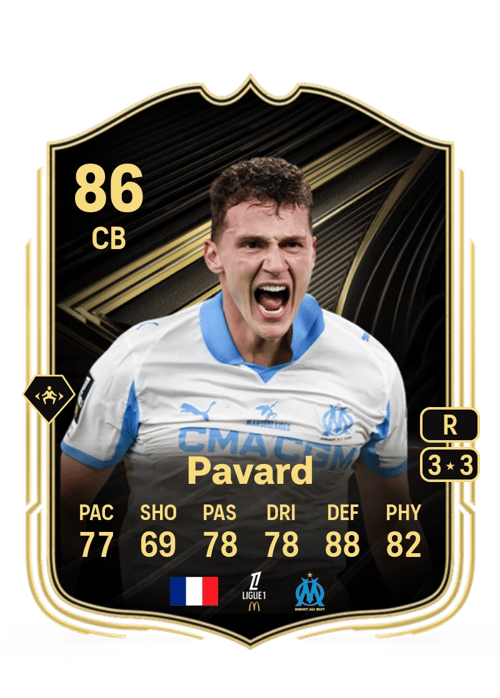 FC 26 Benjamin Pavard (Team of the Week) 86 rated CB FUT Ultimate Team card