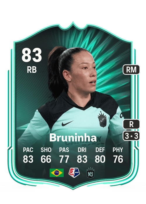 FC 26 Bruninha (SQUAD FOUNDATIONS) 83 rated RB FUT Ultimate Team card