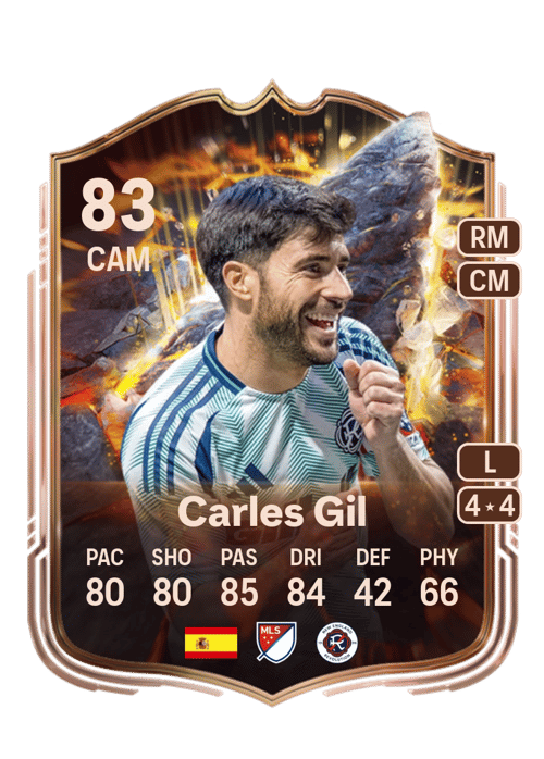 FC 26 Carles Gil (Cornerstones) 83 rated CAM FUT Ultimate Team card