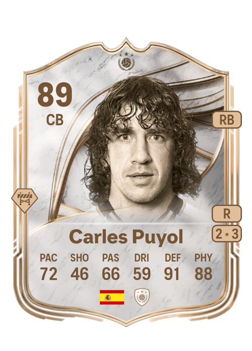 FC 26 Carles Puyol 89 rated CB FUT Ultimate Team card