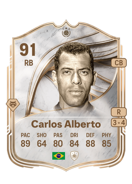 FC 26 Carlos Alberto 91 rated RB FUT Ultimate Team card