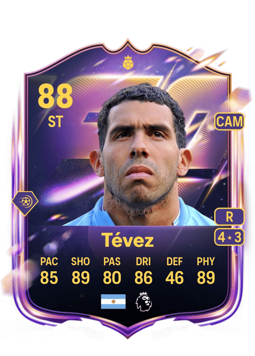 FC 26 Carlos Tévez (UT Heroes) 88 rated ST FUT Ultimate Team card