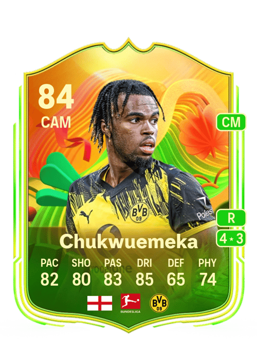 FC 26 Carney Chukwuemeka (World Tour) 84 rated CAM FUT Ultimate Team card