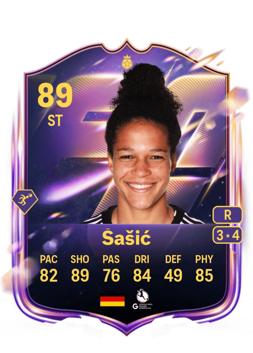 FC 26 Celia Šašić 89 rated ST FUT Ultimate Team card