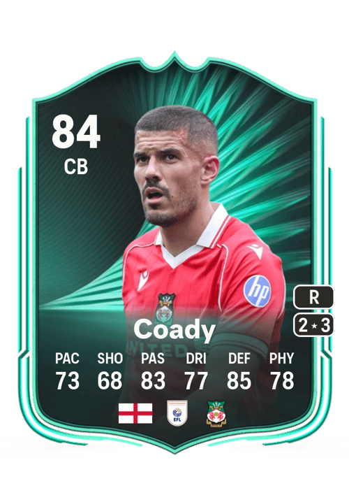 FC 26 Conor Coady (SQUAD FOUNDATIONS) 84 rated CB FUT Ultimate Team card