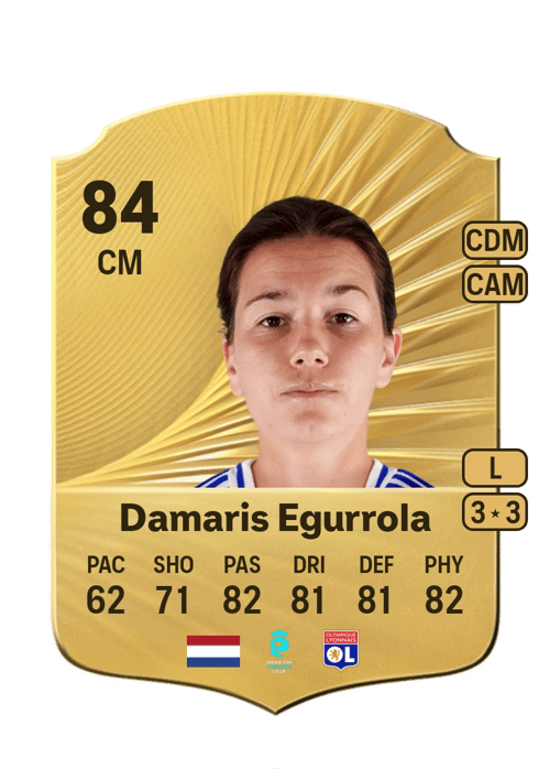 FC 26 Damaris Egurrola 84 rated CM FUT Ultimate Team card