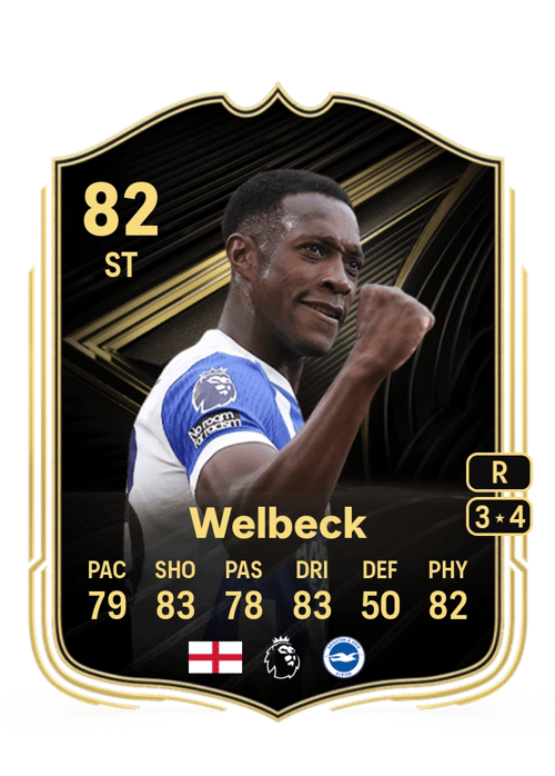 FC 26 Danny Welbeck (Team of the Week) 82 rated ST FUT Ultimate Team card