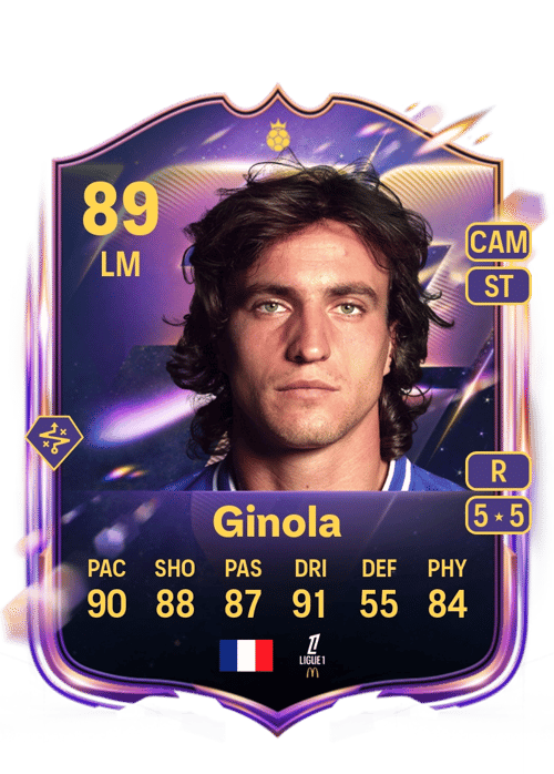FC 26 David Ginola 89 rated LM FUT Ultimate Team card