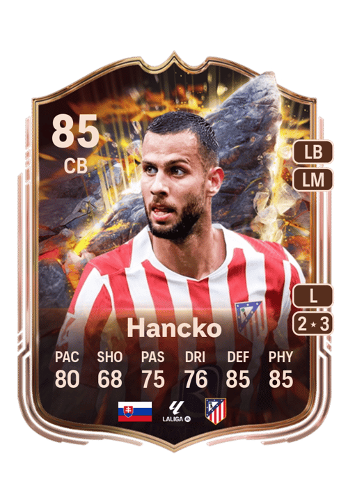 FC 26 Dávid Hancko (Cornerstones) 85 rated CB FUT Ultimate Team card