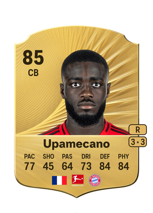 FC 26 Dayot Upamecano 85 rated CB FUT Ultimate Team card