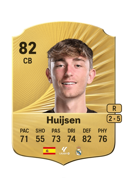 FC 26 Dean Huijsen 82 rated CB FUT Ultimate Team card