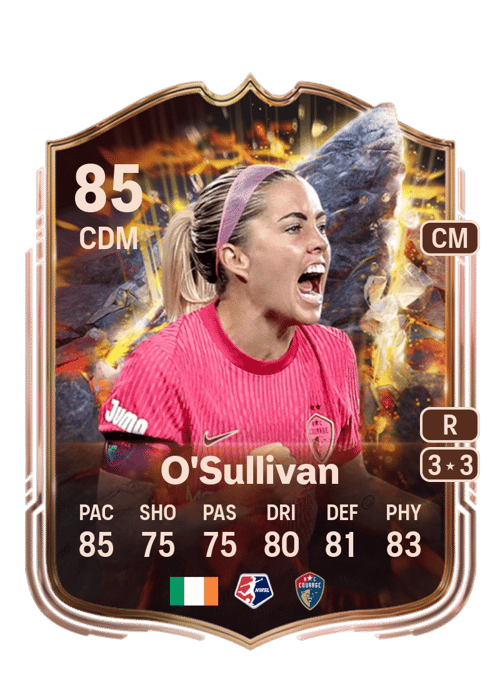 FC 26 Denise O'Sullivan (Cornerstones) 85 rated CDM FUT Ultimate Team card
