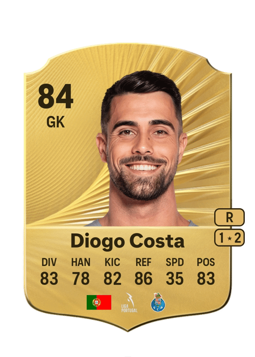 FC 26 Diogo Costa 84 rated GK FUT Ultimate Team card