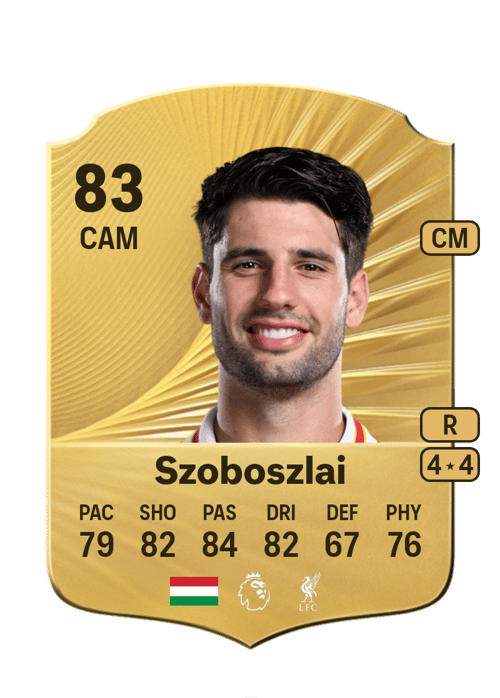 FC 26 Dominik Szoboszlai 83 rated CAM FUT Ultimate Team card