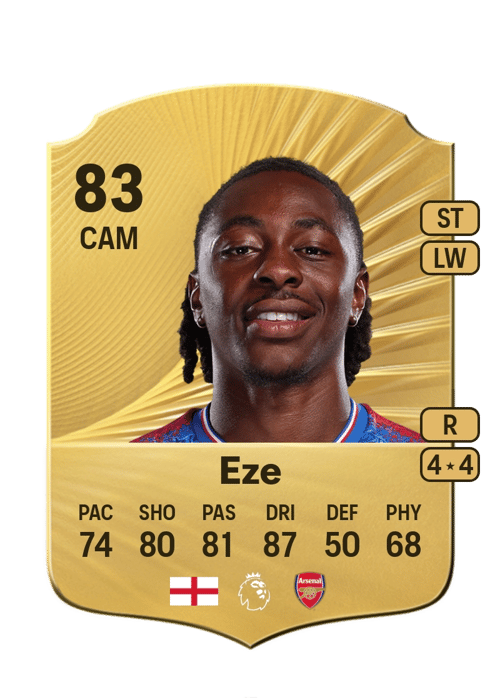FC 26 Eberechi Eze 83 rated CAM FUT Ultimate Team card